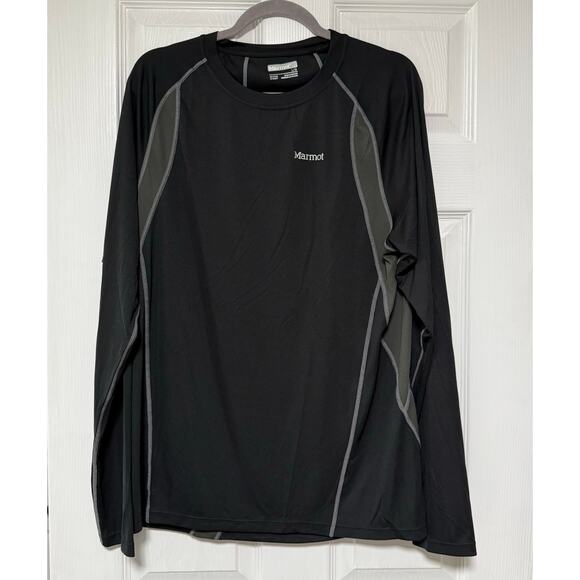 Marmot Baselayer Moisture Wicking Long Sleeve Crew Neck Shirt Size Large - Picture 1 of 13